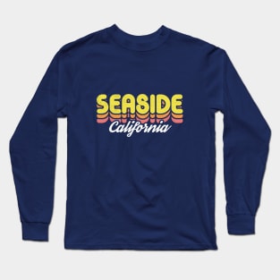 Retro Seaside California Long Sleeve T-Shirt